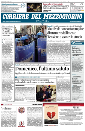 Cover of Corriere del Mezzogiorno (Campania)