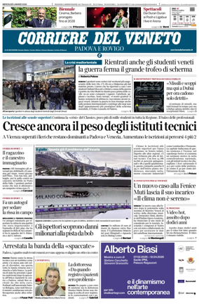 Cover of Corriere del Veneto (Padova e Rovigo)