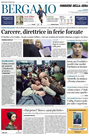 Cover of Corriere della Sera (Bergamo)