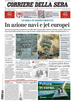 Cover of Corriere della Sera