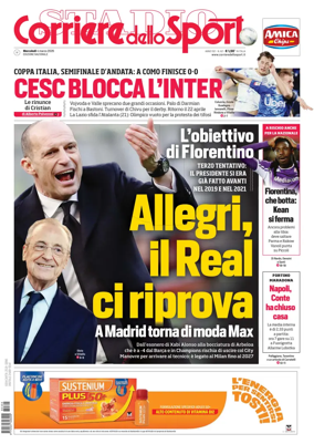 Cover of Corriere dello Sport