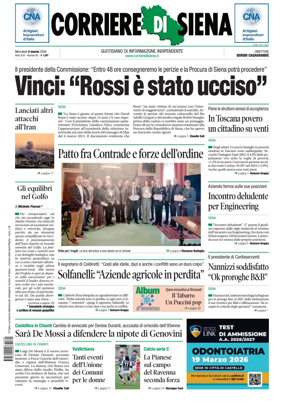 Cover of Corriere di Siena