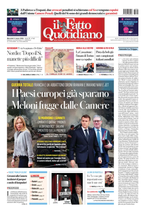 Cover of Il Fatto Quotidiano