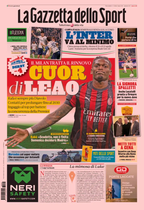 Cover of La Gazzetta dello Sport - Napoli