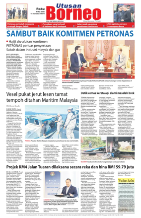 Cover of Utusan Borneo (Sabah)