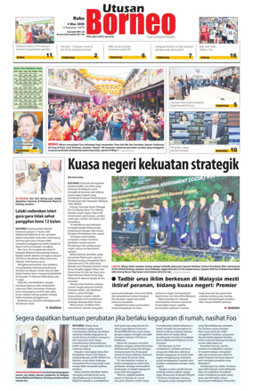Cover of Utusan Borneo (Sarawak)
