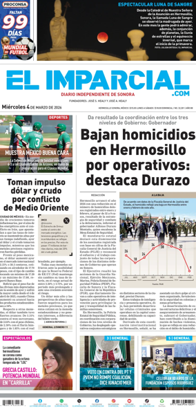 Cover of El Imparcial