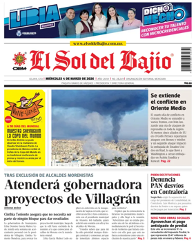 Cover of El Sol de Bajio