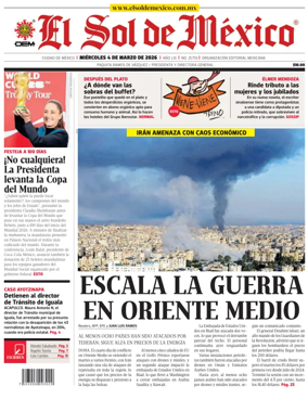 Cover of El Sol de Mexico