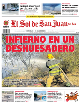 Cover of El Sol de San Juan del Rio