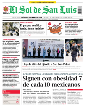 Cover of El Sol de San Luis Potosi