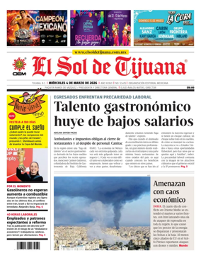 Cover of El Sol de Tijuana