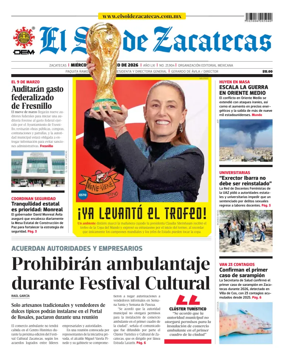 Cover of El Sol de Zacatecas