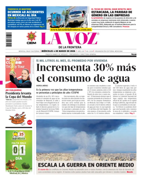 Cover of La Voz de la Frontera