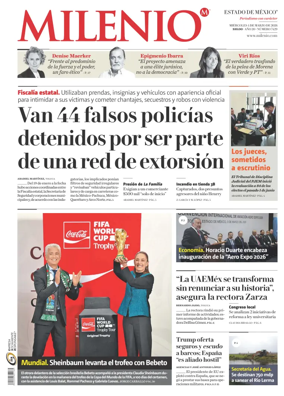 Cover of Milenio Edo de Mexico