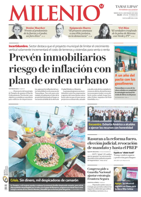 Cover of Milenio Tamaulipas