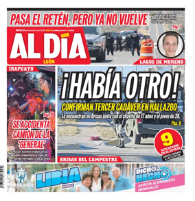 Cover of Periodico Al Dia (Leon)