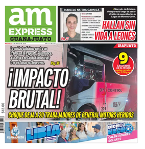 Cover of Periodico AM Express (Guanajuato)