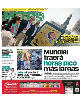 Cover of Publimetro Guadalajara