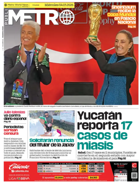 Cover of Publimetro Merida