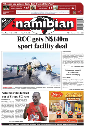 Cover of The Namibian