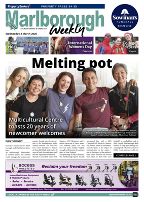Cover of Marlborough Weekly