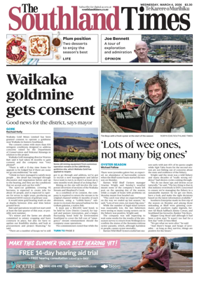 Cover of The Southland Times