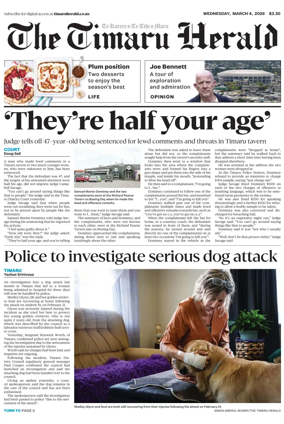 Cover of The Timaru Herald