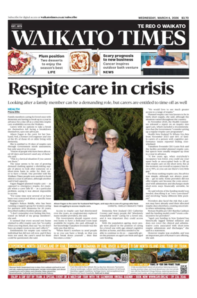 Cover of Waikato Times