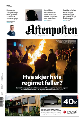 Cover of Aftenposten