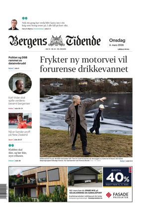 Cover of Bergens Tidende