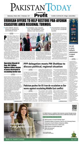 Cover of Pakistan Today (Lahore)