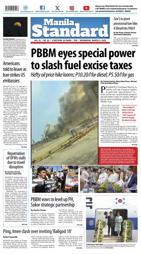 Cover of Manila Standard