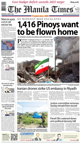 Cover of The Manila Times