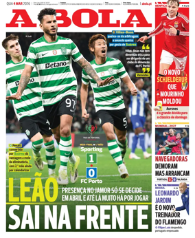 Cover of A BOLA (Portuguese)