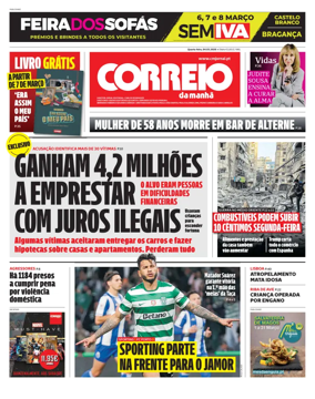 Cover of Correio da Manha
