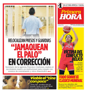 Cover of Primera Hora