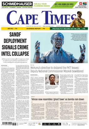 Cover of Cape Times