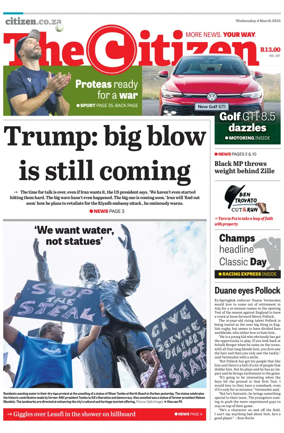 Cover of The Citizen (KZN)