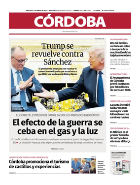 Cover of Diario Cordoba