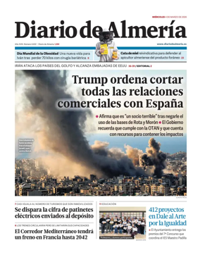 Cover of Diario de Almeria