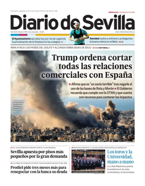 Cover of Diario de Sevilla