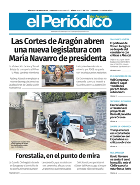 Cover of El Periodico Aragon