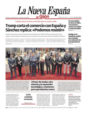 Cover of La Nueva Espana (Gijon)