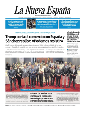 Cover of La Nueva Espana (Oviedo)