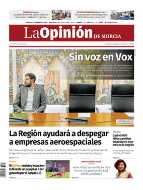 Cover of La Opinion de Murcia