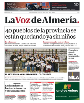 Cover of La Voz de Almeria