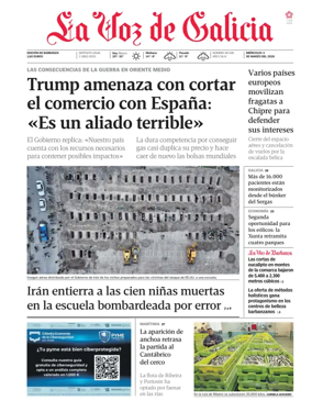 Cover of La Voz de Galicia (Barbanza)