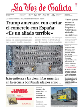 Cover of La Voz de Galicia (Carballo)