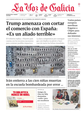 Cover of La Voz de Galicia (Deza)